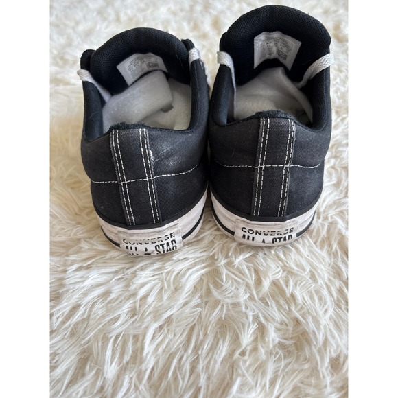 Converse All Star Low Top‎ Sneakers Black Canvas Casual Shoes - Picture 3 of 7